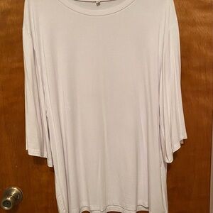 Plus Size Elbow Length Sleeve T-shirt